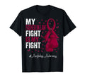 Burgundy Ribbon Father Law T-Shirt - Fun Novelty Design for Adults - T-Shirt, Sweatshirt, Hoodie