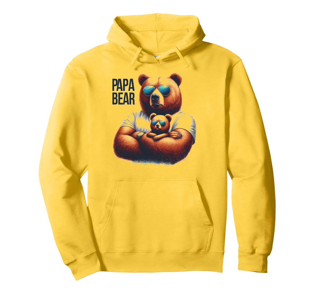 Papa Bear Funny Bears Animal Lover Hoodie - Aesthetic Graphic for Adults - T-Shirt, Sweatshirt, Hoodie