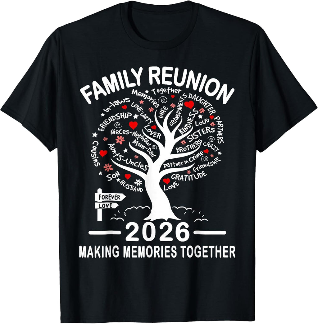 Making Memories Family Matching Group Reunion 2026 - Adult & Kids T-Shirts, Sweatshirts & Hoodies apparel design preview 1