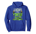 Lucky Twin Dad Shamrock Irish Pride Hoodie - Novelty Apparel for Adults - T-Shirt, Sweatshirt, Hoodie