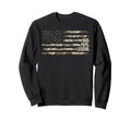 Old School Camo Dad Papa Legend Usa Sweatshirt - Graphic Print for Adults - T-Shirt, Sweatshirt, Hoodie