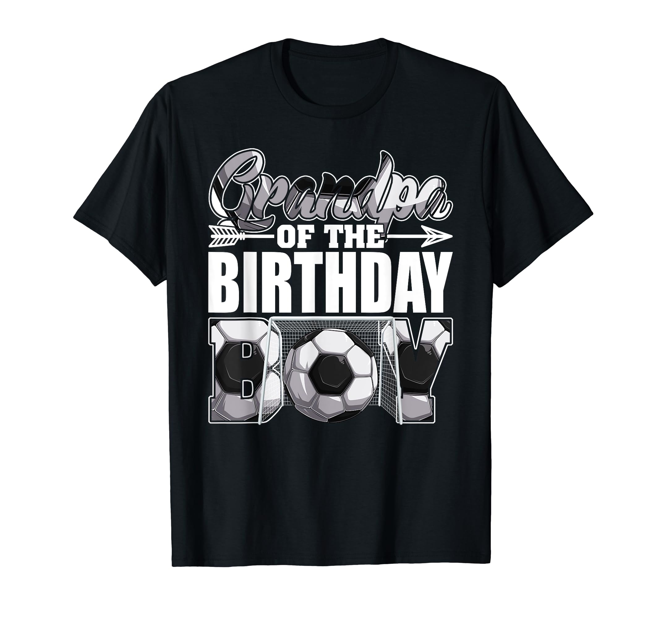 Grandpa Birthday Soccer Matching T-Shirt - Fun Novelty Design for Adults - T-Shirt, Sweatshirt, Hoodie
