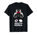 South Korea Flag Hairbun Football T-Shirt - Minimalist Print for Adults - T-Shirt, Sweatshirt, Hoodie