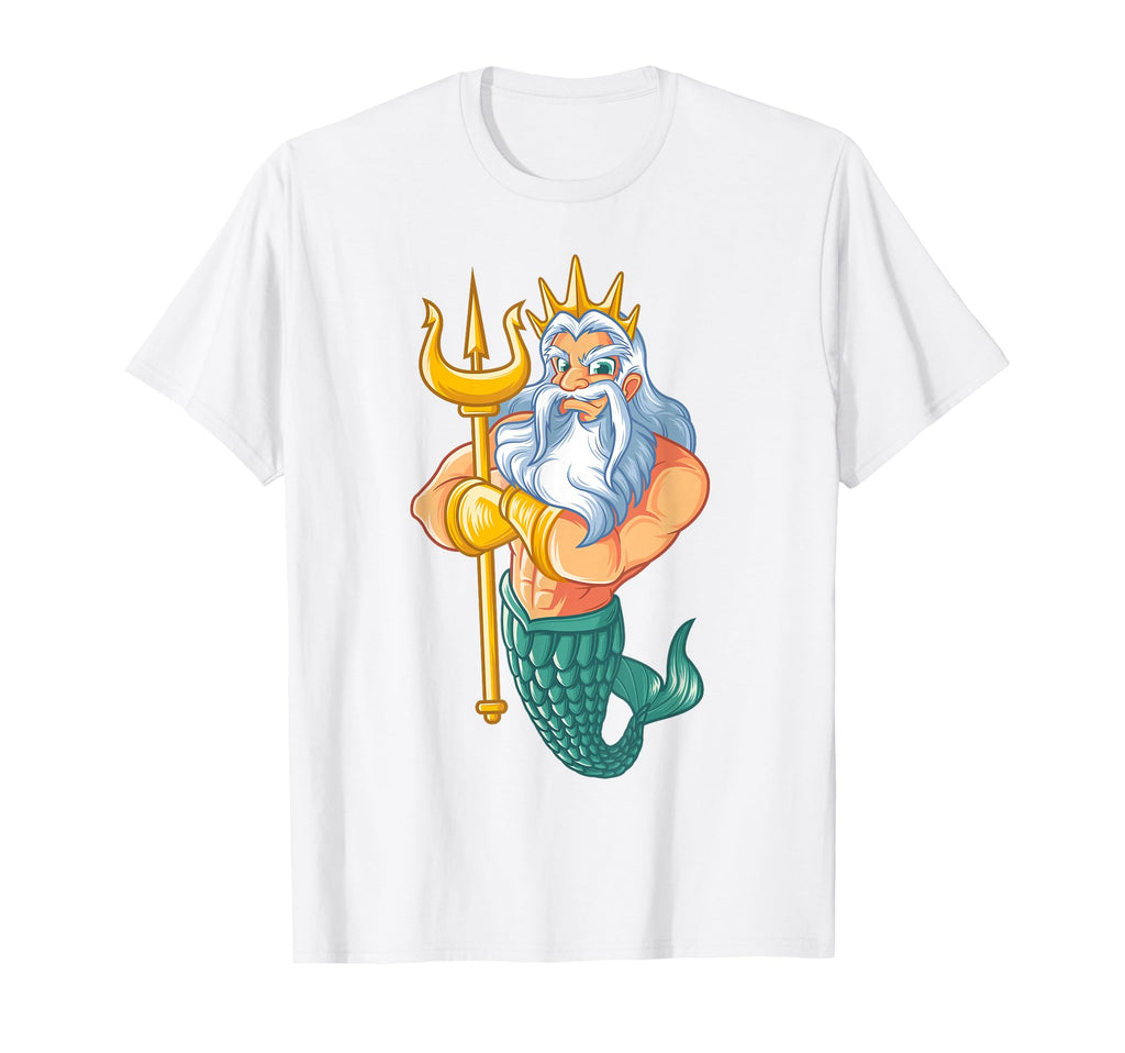 Mermaid Security Funny Merman Swimming T-Shirt - Custom Art Print Unisex - T-Shirt, Sweatshirt, Hoodie
