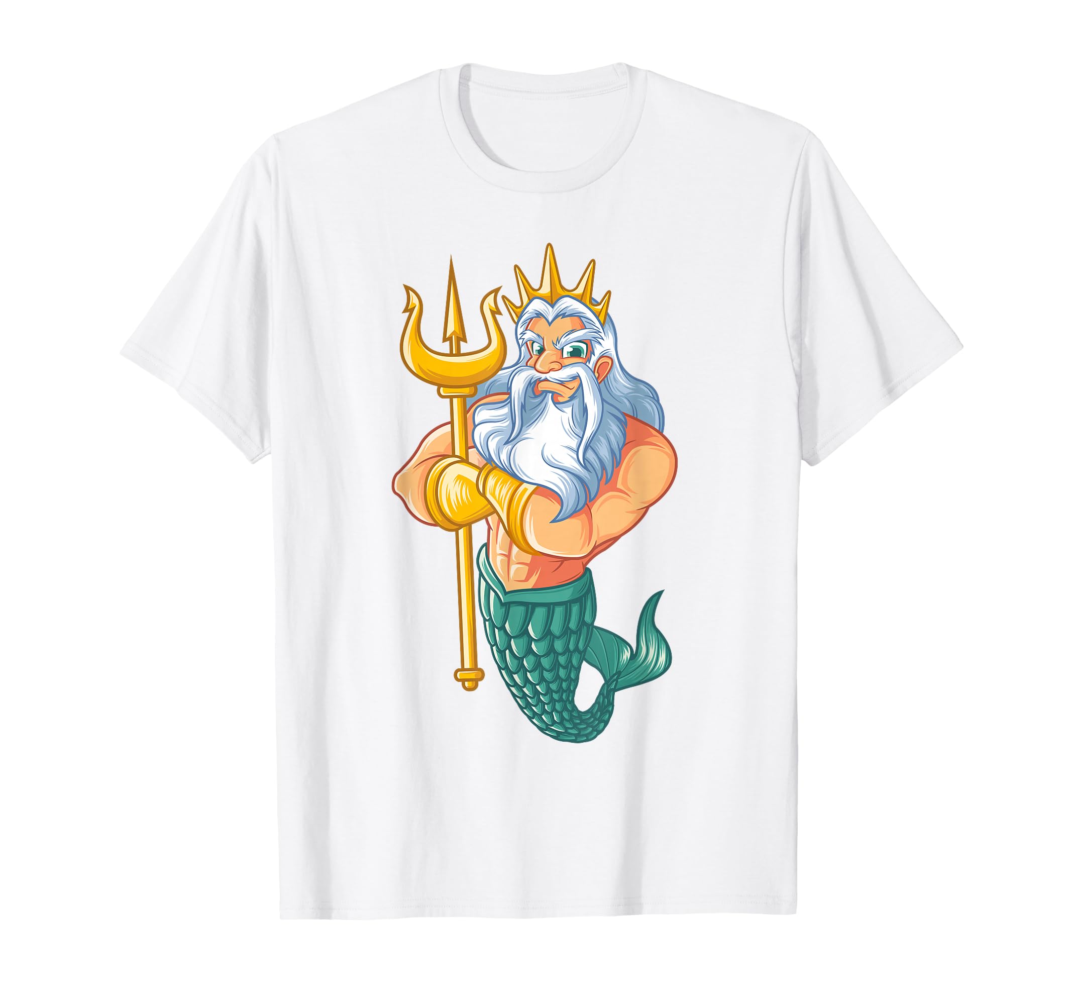 Mermaid Security Funny Merman Swimming T-Shirt - Custom Art Print Unisex - T-Shirt, Sweatshirt, Hoodie