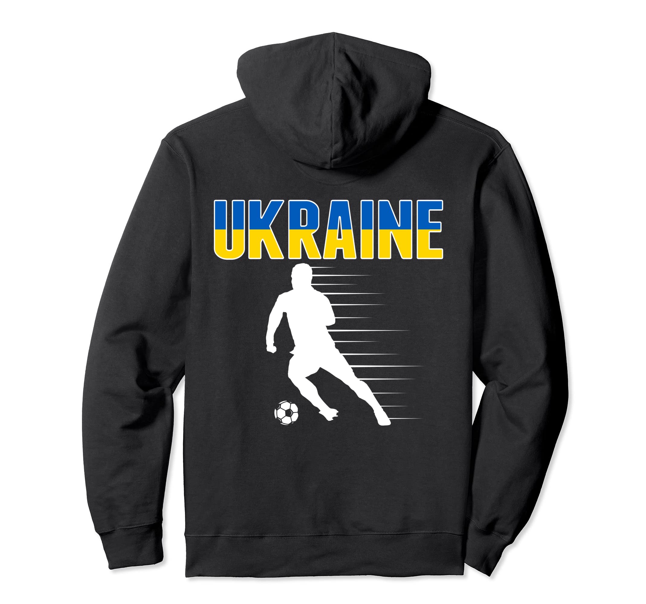 Ukraine Soccer Lovers Jersey Ukrainian Hoodie - Trendy Graphic for Adults - T-Shirt, Sweatshirt, Hoodie