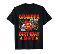 Grandpa Birthday Fire Truck T-Shirt - Fun Novelty Design Men Women - T-Shirt, Sweatshirt, Hoodie