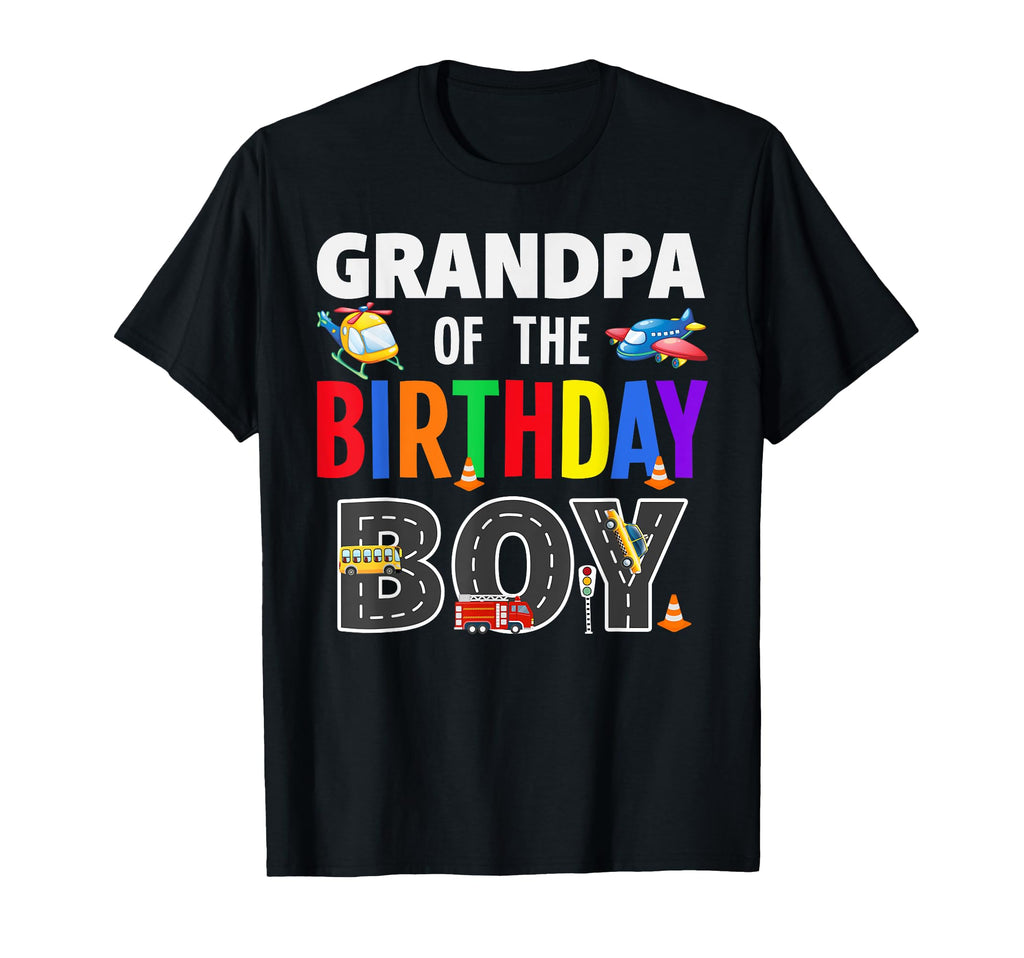 Grandpa Birthday Transportation T-Shirt - Custom Art Print for Adults - T-Shirt, Sweatshirt, Hoodie