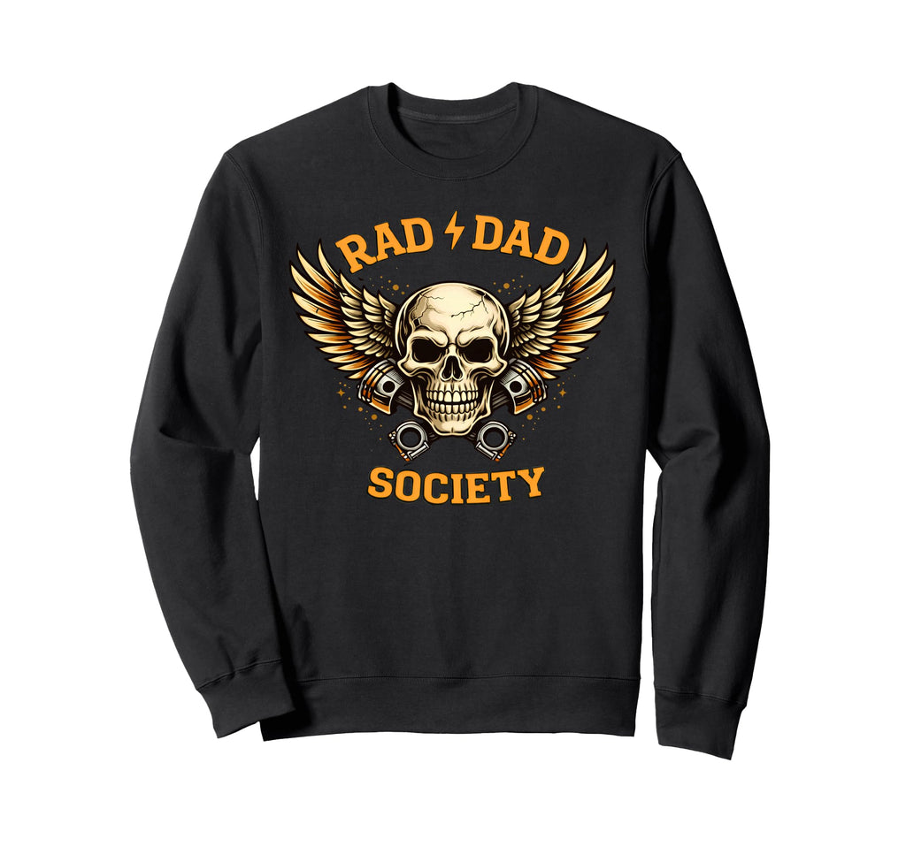 Rad Dad Society Gearhead Father Car Sweatshirt - Unique Graphic Unisex - T-Shirt, Sweatshirt, Hoodie