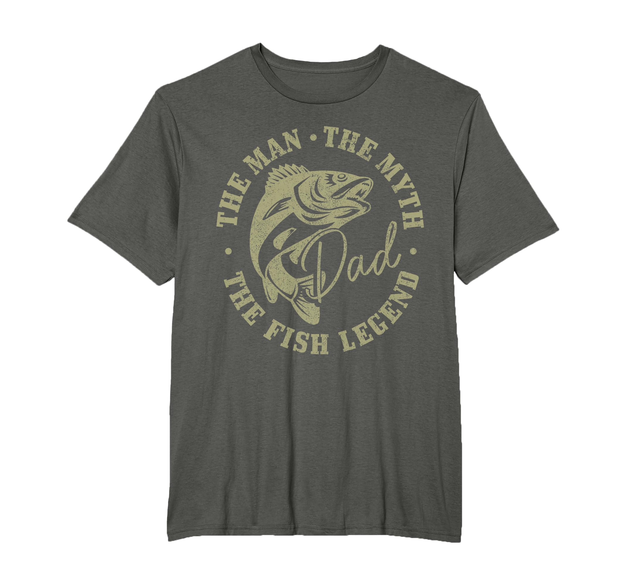 Fishing Dad Myth Fish Legend Fisherman T-Shirt - Graphic Print for Adults - T-Shirt, Sweatshirt, Hoodie