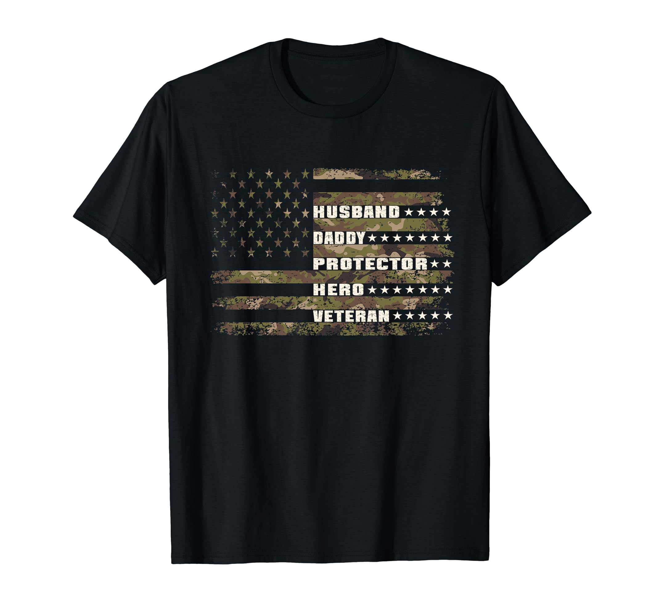 Husband Daddy Protector Hero Veteran T-Shirt - Streetwear Style for Adults - T-Shirt, Sweatshirt, Hoodie