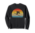Ski Sunset Skier Skiing Dad Ski Sweatshirt - Custom Art Print for Adults - T-Shirt, Sweatshirt, Hoodie