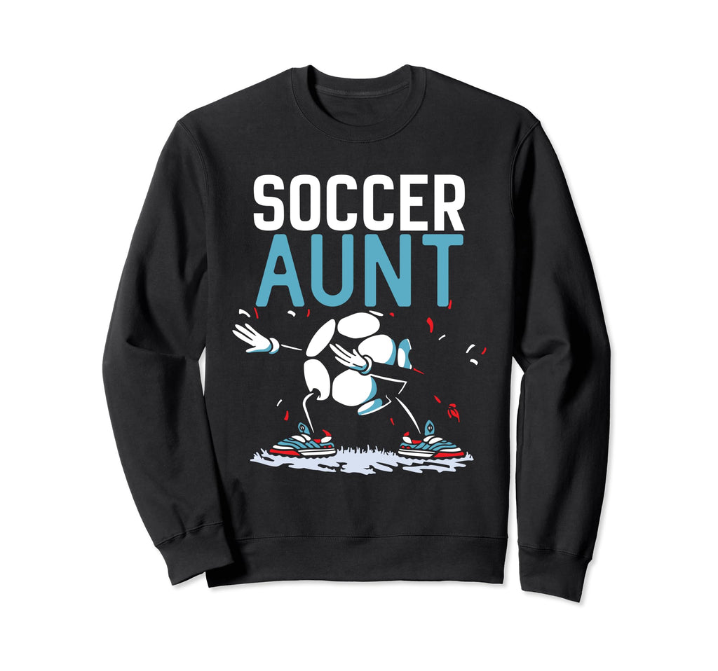 Soccer Aunt Game Player Football Sweatshirt - Custom Art Print Men Women - T-Shirt, Sweatshirt, Hoodie