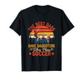 Best Dads Have Daughters Play Soccer T-Shirt - Trendy Graphic for Adults - T-Shirt, Sweatshirt, Hoodie