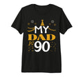 My Dad Is 90 90Th Birthday 1935 T-Shirt - Casual Everyday Wear for Adults - T-Shirt, Sweatshirt, Hoodie