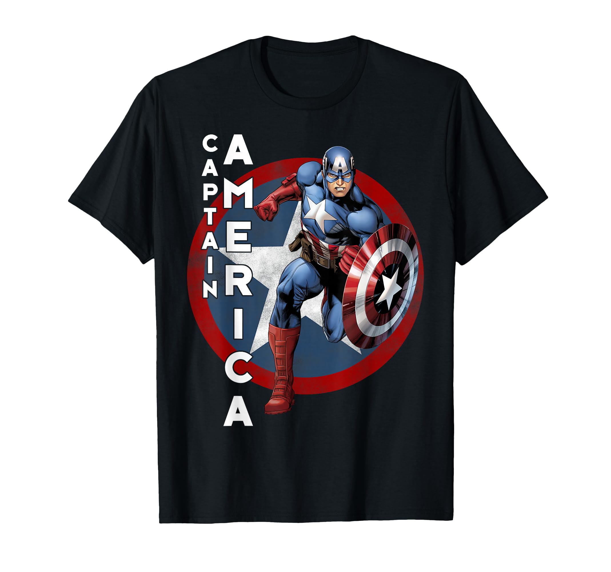 Marvel Avengers Captain America T-Shirt - Graphic Print for Adults - T-Shirt, Sweatshirt, Hoodie