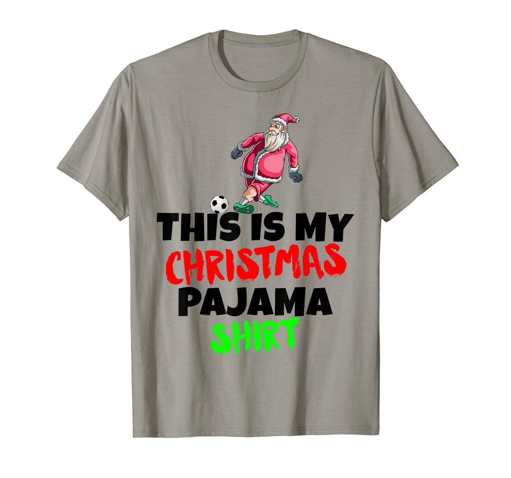 This Is My Pajama Santa Hat Soccer T-Shirt - Fun Novelty Design for Adults - T-Shirt, Sweatshirt, Hoodie