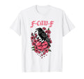 Funny Anti Valentines F Caw F Single T-Shirt - Minimalist Print Unisex - T-Shirt, Sweatshirt, Hoodie