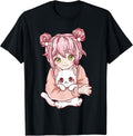 Anime Girl Cat Cats Kawaii - Adult & Kids T-Shirts, Sweatshirts & Hoodies apparel design preview 1