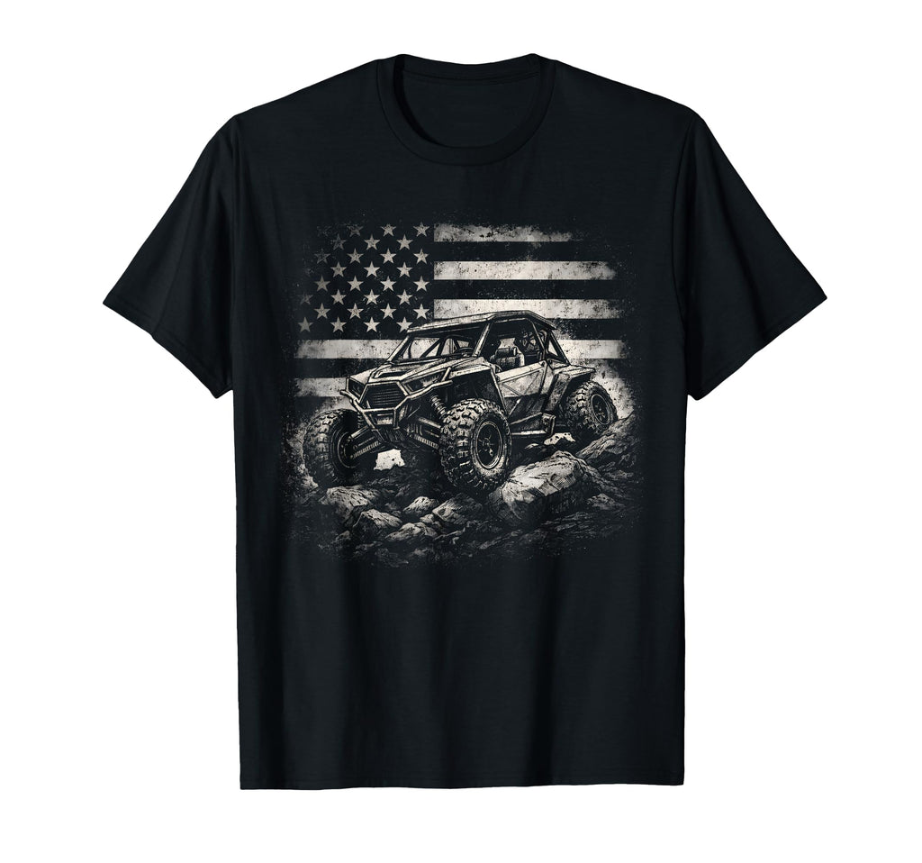 Patriotic Utv Sxs Side Side Usa T-Shirt - Novelty Apparel for Adults - T-Shirt, Sweatshirt, Hoodie