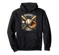 Baseball Dad Fathers Day Hoodie - Fun Novelty Design for Adults - T-Shirt, Sweatshirt, Hoodie
