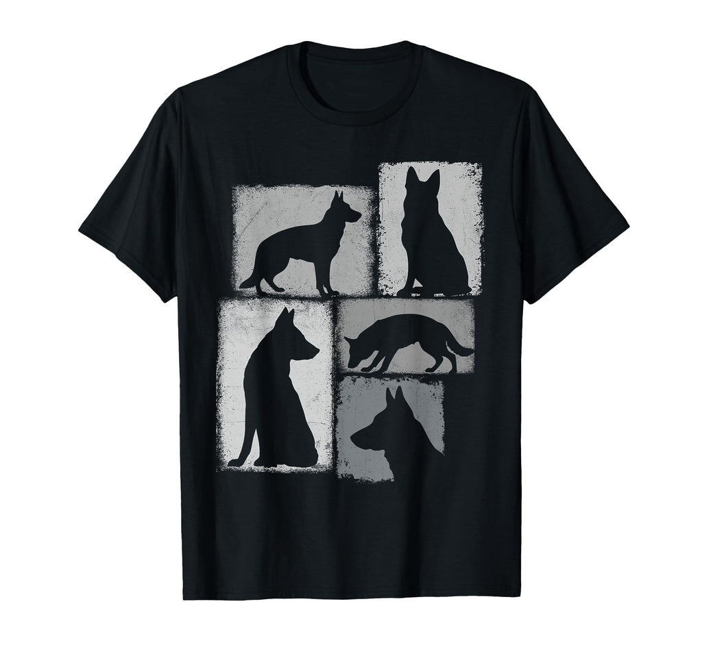 Shepherd Collage German Shepherd Mom T-Shirt - Aesthetic Graphic Men Women - T-Shirt, Sweatshirt, Hoodie