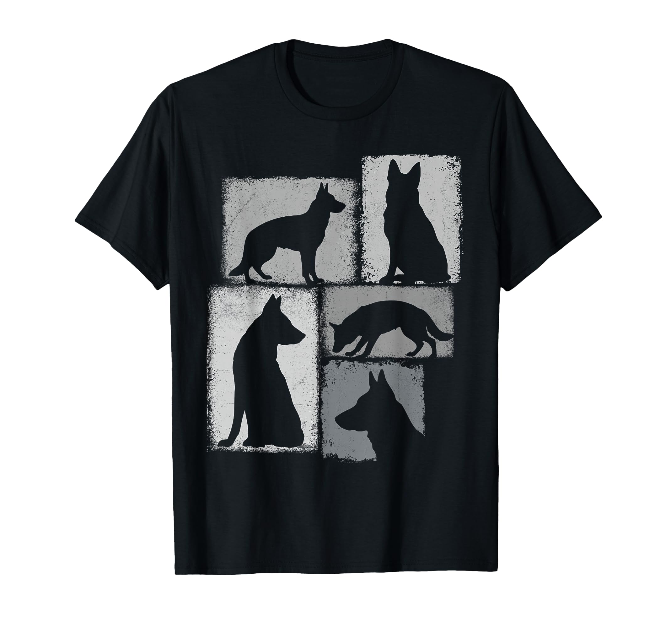 Shepherd Collage German Shepherd Mom T-Shirt - Aesthetic Graphic Men Women - T-Shirt, Sweatshirt, Hoodie
