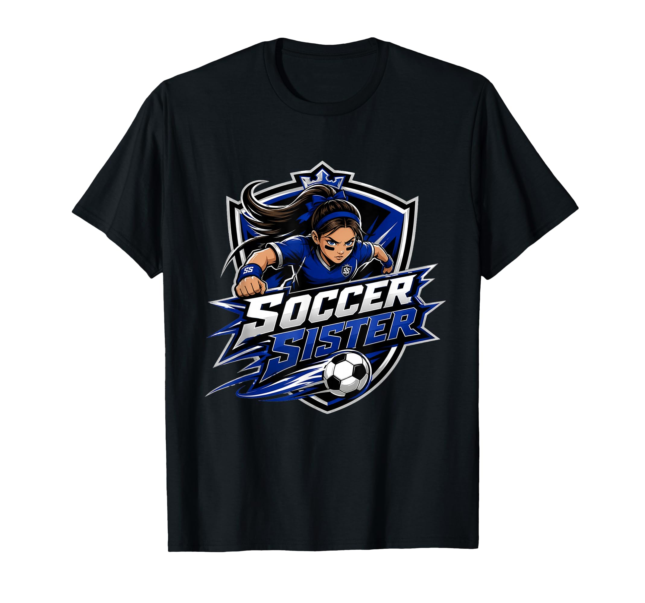 Soccer Team Mascot Logo T-Shirt - Graphic Print Men Women - T-Shirt, Sweatshirt, Hoodie