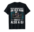 Dj Art Grandpa Dad Dj Turntable T-Shirt - Casual Everyday Wear for Adults - T-Shirt, Sweatshirt, Hoodie
