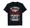 My Favorite Soccer Player Grams Soccer T-Shirt - Graphic Print Men Women - T-Shirt, Sweatshirt, Hoodie
