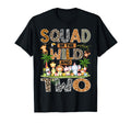 Squad Wild Two 2Nd Birthday Safari T-Shirt - Custom Art Print for Adults - T-Shirt, Sweatshirt, Hoodie