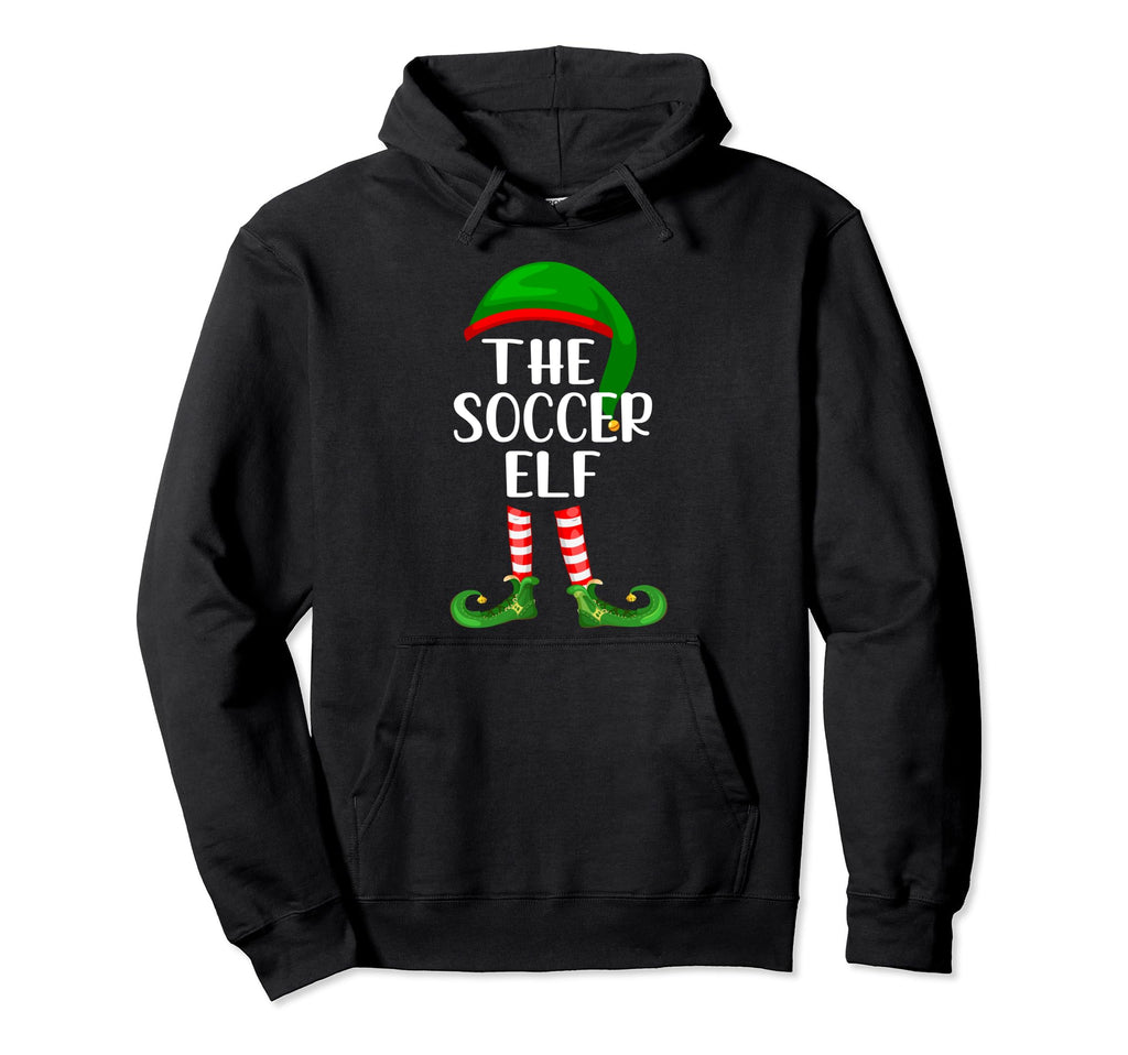 Matching Family Group Soccer Elf Hoodie - Novelty Apparel Men Women - T-Shirt, Sweatshirt, Hoodie
