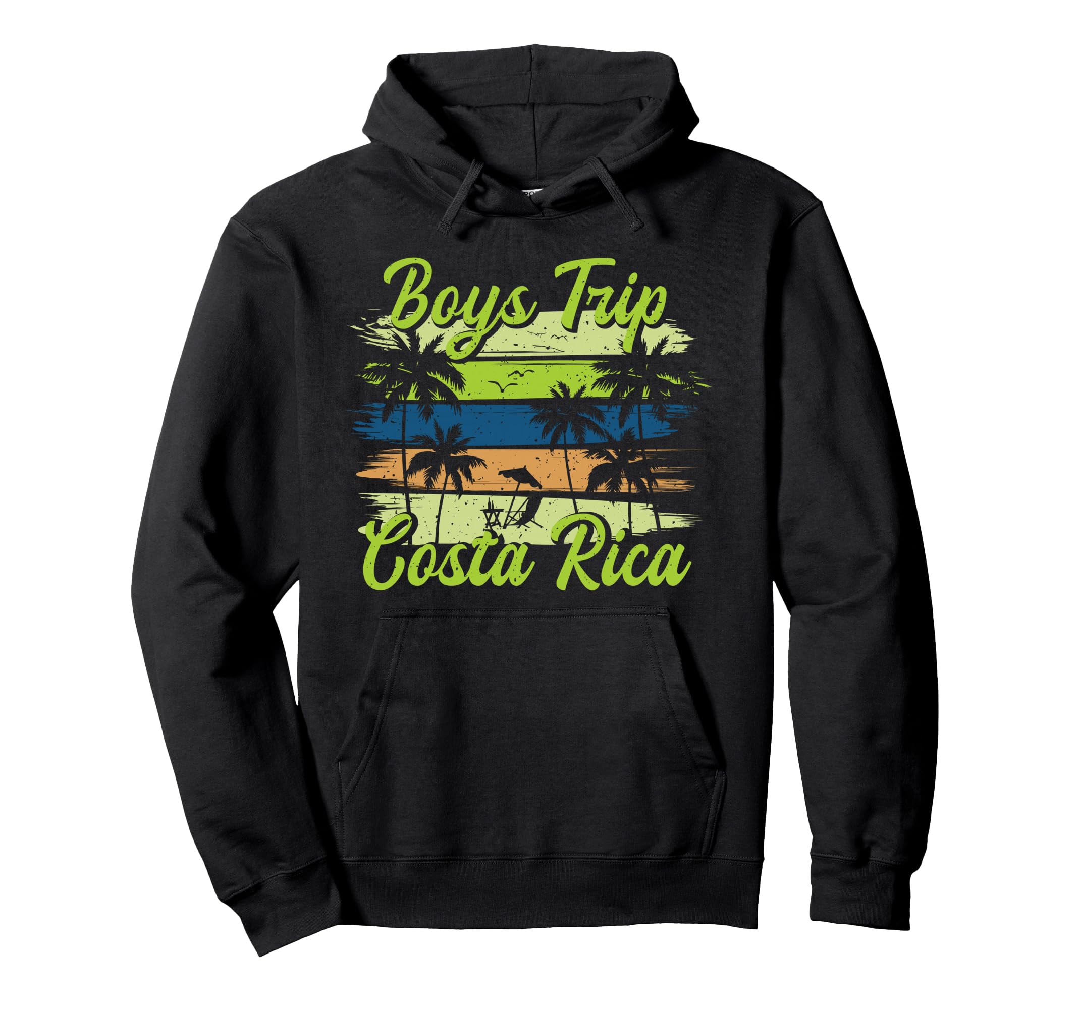 Costa Rica Guys Trip Matching Hoodie - Custom Art Print Men Women - T-Shirt, Sweatshirt, Hoodie