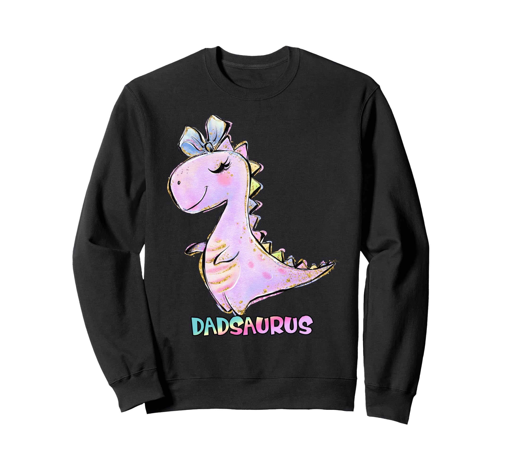 Dad Dinosaur Family Matching Sweatshirt - Custom Art Print Men Women - T-Shirt, Sweatshirt, Hoodie