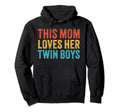 This Mom Loves Her Twin Dad Hoodie - Custom Art Print Men Women - T-Shirt, Sweatshirt, Hoodie