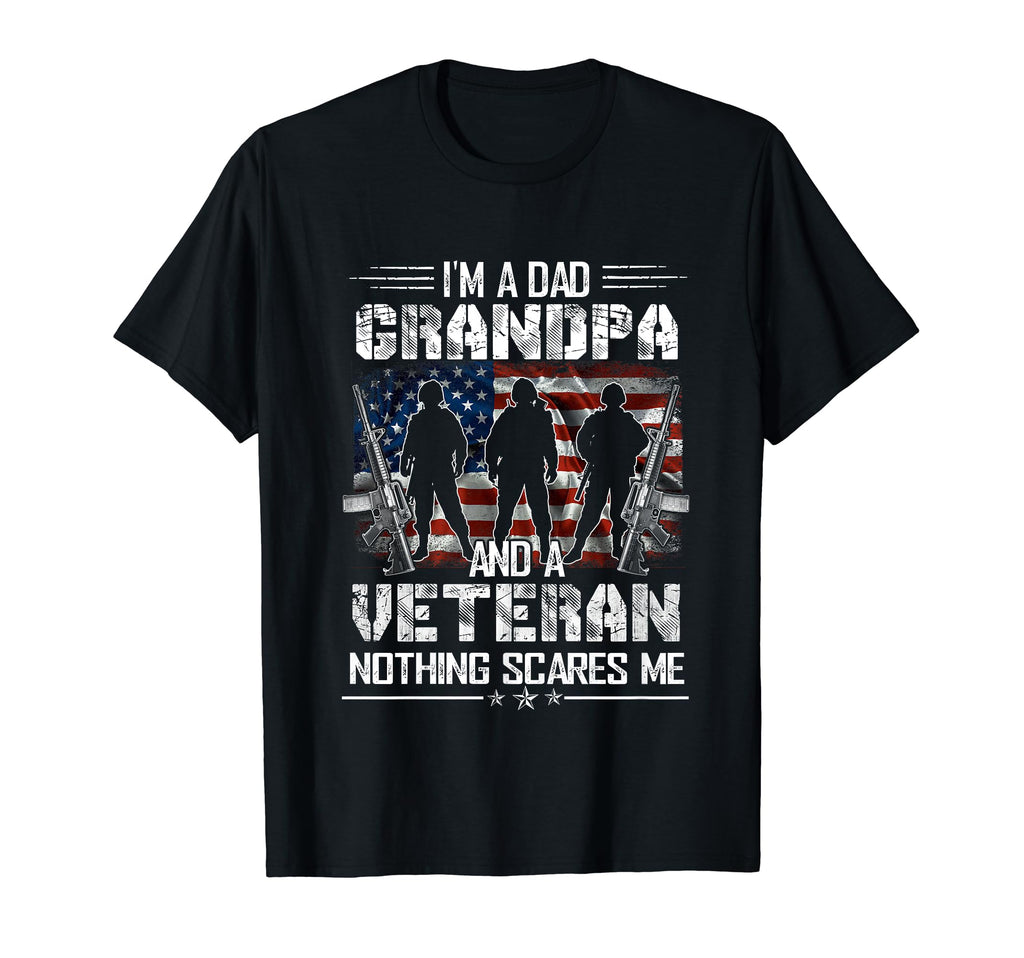 Im Dad Papa And Veteran Funny Dad T-Shirt - Minimalist Print for Adults - T-Shirt, Sweatshirt, Hoodie