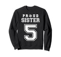 Number 5 Custom Proud Soccer Futbol Sweatshirt - Trendy Graphic for Adults - T-Shirt, Sweatshirt, Hoodie