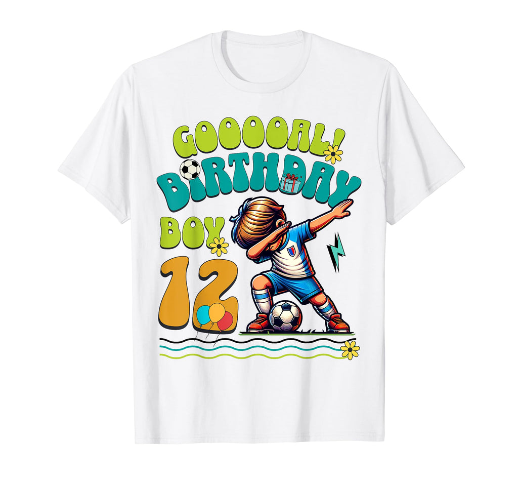 12Th Birthday 12 Year Soccer T-Shirt - Fun Novelty Design for Adults - T-Shirt, Sweatshirt, Hoodie