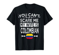 You Cant Scare Me My Wife Is Colombian T-Shirt - Trendy Graphic for Adults - T-Shirt, Sweatshirt, Hoodie
