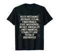 Fingernails Are Totally Overrated Mechanic T-Shirt - Trendy Graphic Unisex - T-Shirt, Sweatshirt, Hoodie