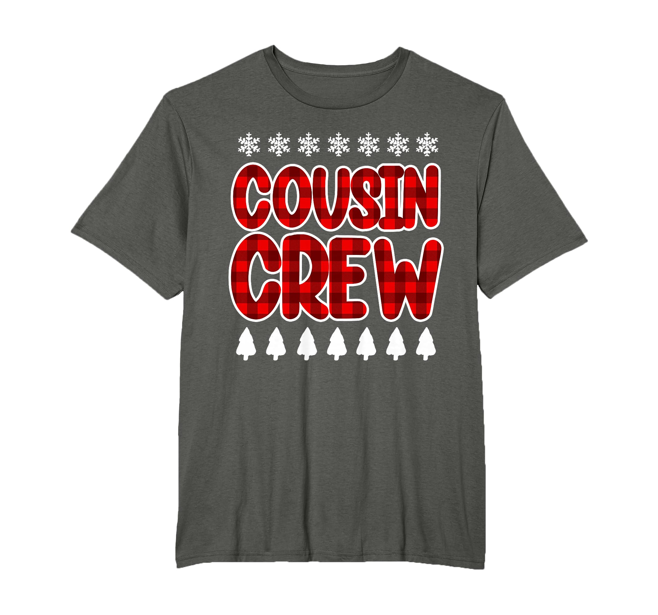 Cousin Crew Funny Buffalo Plaid T-Shirt - Aesthetic Graphic for Adults - T-Shirt, Sweatshirt, Hoodie