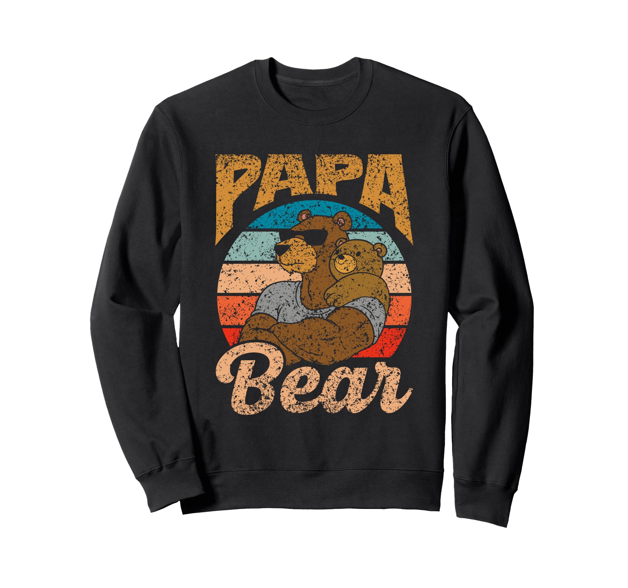 Papa Bear Lover Pun Animal Bears Bear Sweatshirt - Graphic Print Men Women - T-Shirt, Sweatshirt, Hoodie