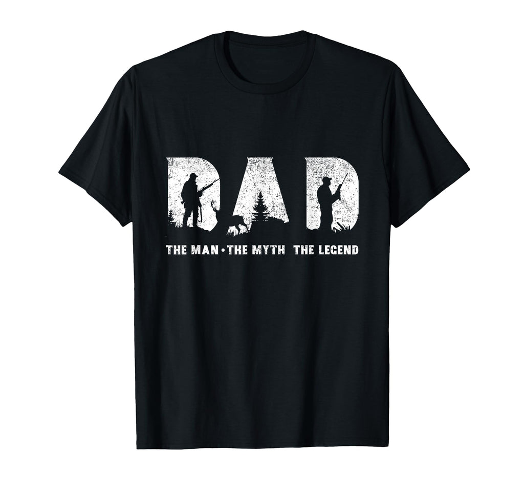 Hunting Dad Myth Legend Fathers Day T-Shirt - Trendy Graphic Unisex - T-Shirt, Sweatshirt, Hoodie