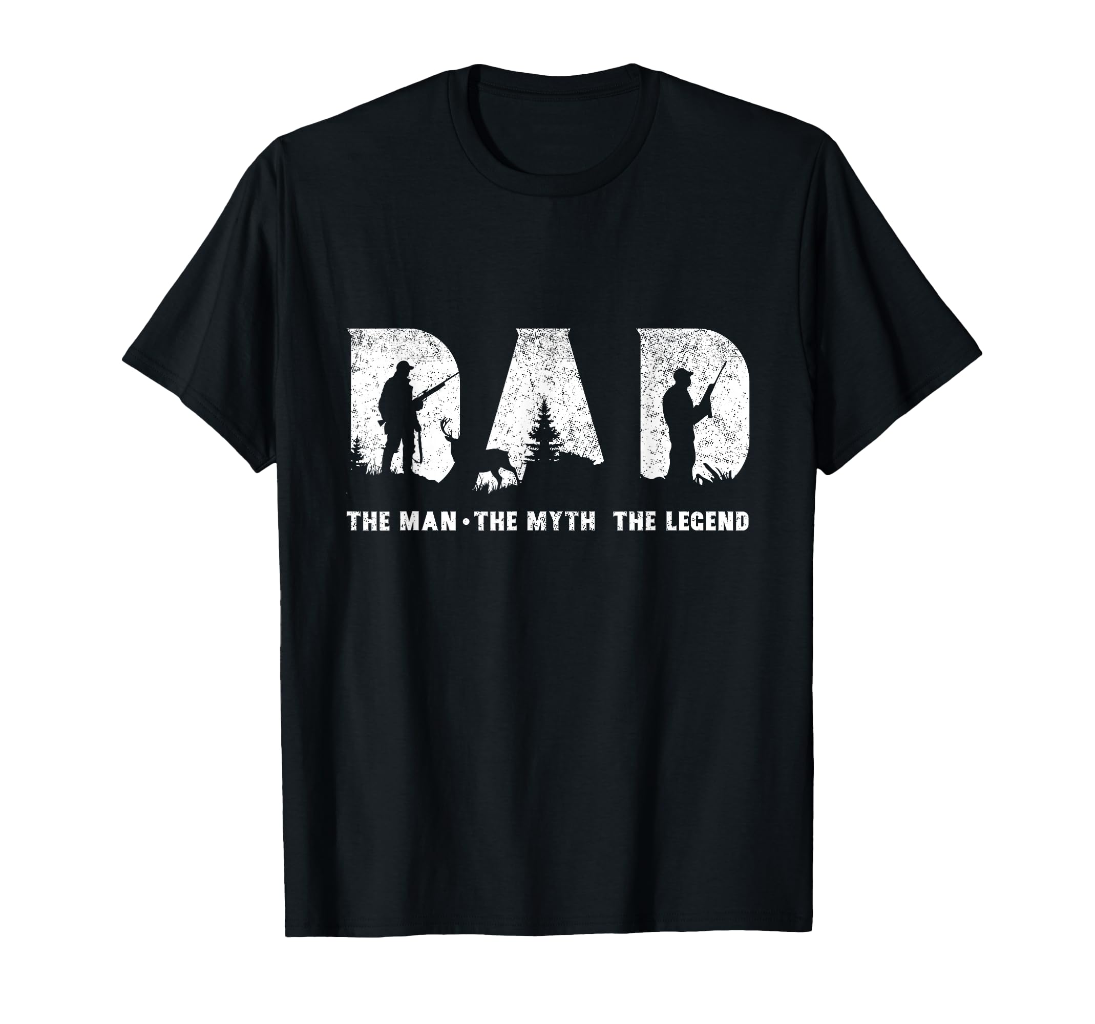Hunting Dad Myth Legend Fathers Day T-Shirt - Trendy Graphic Unisex - T-Shirt, Sweatshirt, Hoodie