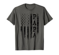 Papa Patriotic American Usa Flag T-Shirt - Graphic Print for Adults - T-Shirt, Sweatshirt, Hoodie