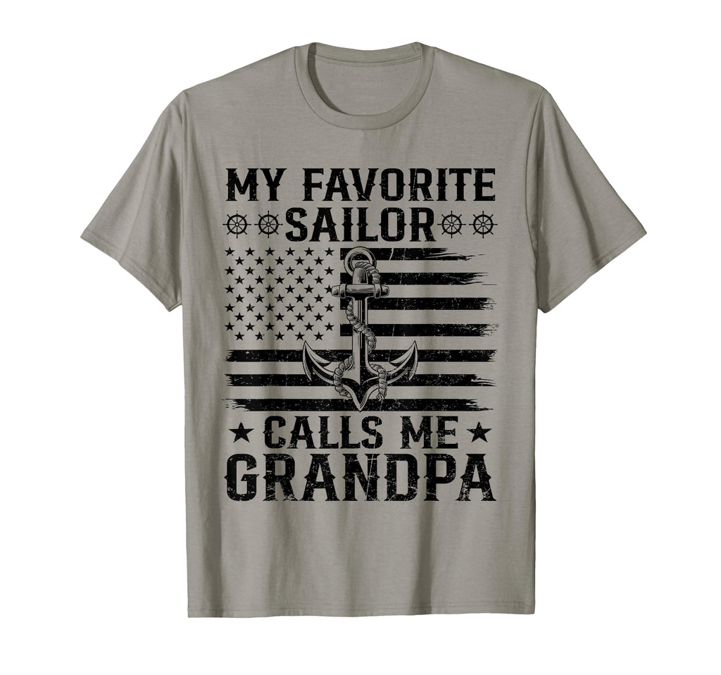 My Favorite Sailor Calls Me Grandpa T-Shirt - Minimalist Print for Adults - T-Shirt, Sweatshirt, Hoodie