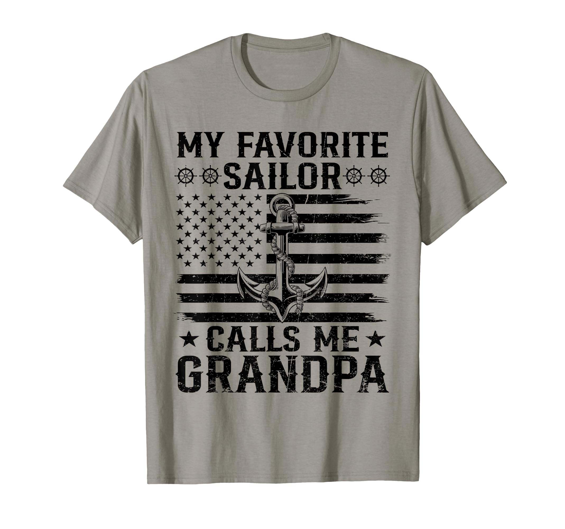 My Favorite Sailor Calls Me Grandpa T-Shirt - Minimalist Print for Adults - T-Shirt, Sweatshirt, Hoodie