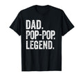 Dad Pop Pop Legend Distressed Bold T-Shirt - Custom Art Print for Adults - T-Shirt, Sweatshirt, Hoodie