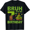 Funny Birthday Boy Bruh It's My 7th - Adult & Kids T-Shirts, Sweatshirts & Hoodies apparel design preview 1