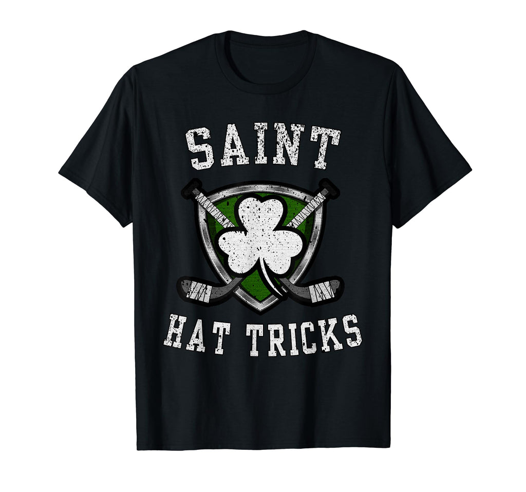 Saint Hattrick St Patricks Day T-Shirt - Aesthetic Graphic Men Women - T-Shirt, Sweatshirt, Hoodie